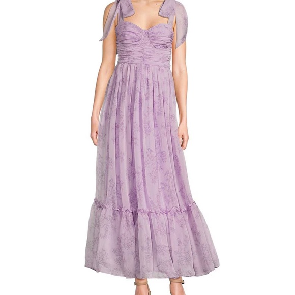 Discontinued B Darlin Lilac Maxi Dress - Picture 1 of 5